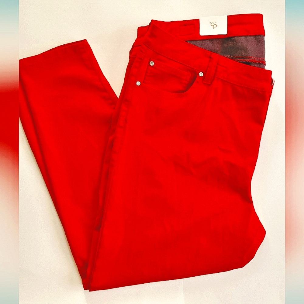 New! Tango RED CELEBRITY PINK JEANS, Size 24, PLUS Size